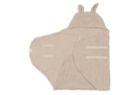 Einschlagdecke für Babyschale - Miffy Jacquard Teddy