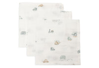 Monddoekje Hydrofiel 31x31cm - On The Go - 3 Stuks