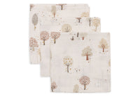 Serviette Gaze de Coton 31x31cm - Tiny Park - 3 Unités